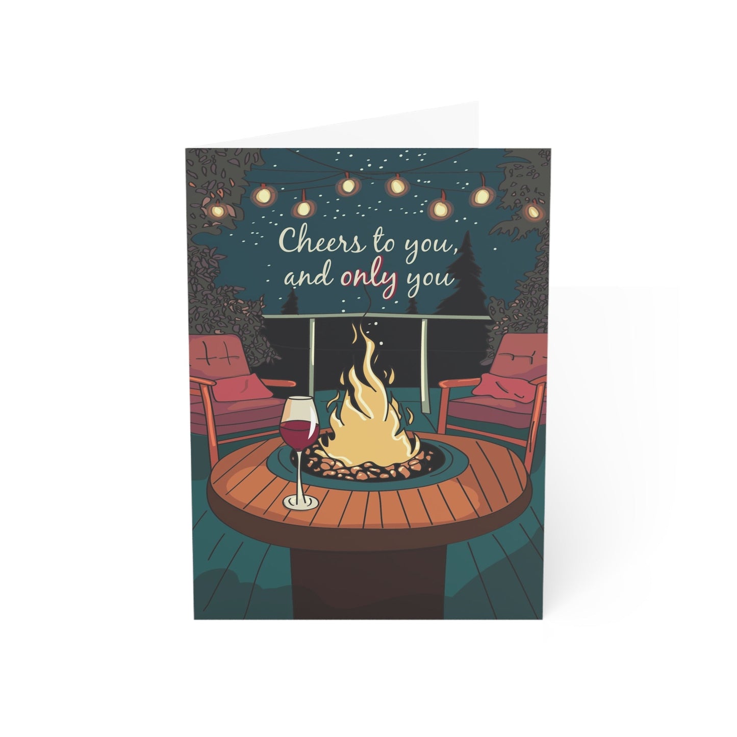 Divorce Greeting Card, Cheers to You (and Only You) - Someone Has to Say It