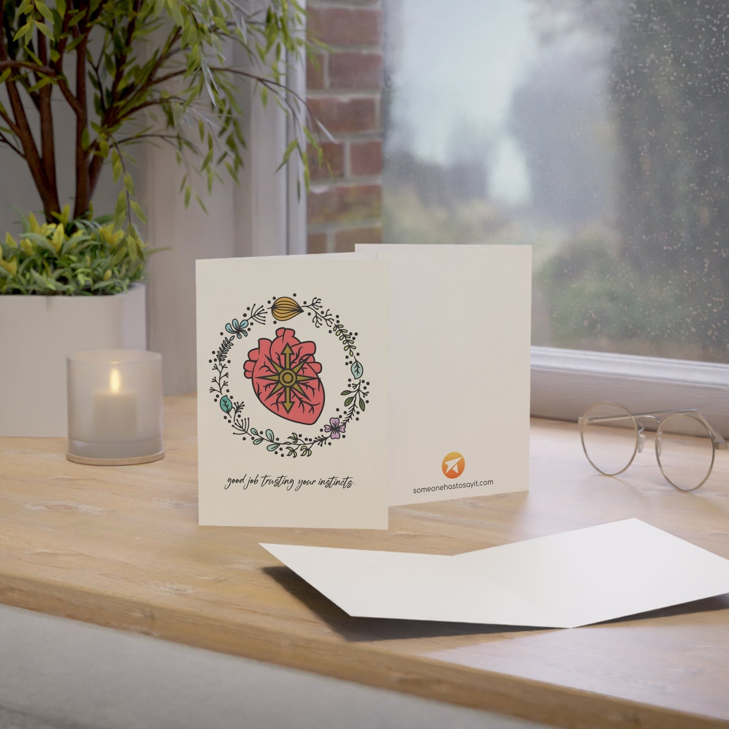 Divorce Greeting Card, Good Job Trusting Your Instincts - Someone Has to Say It