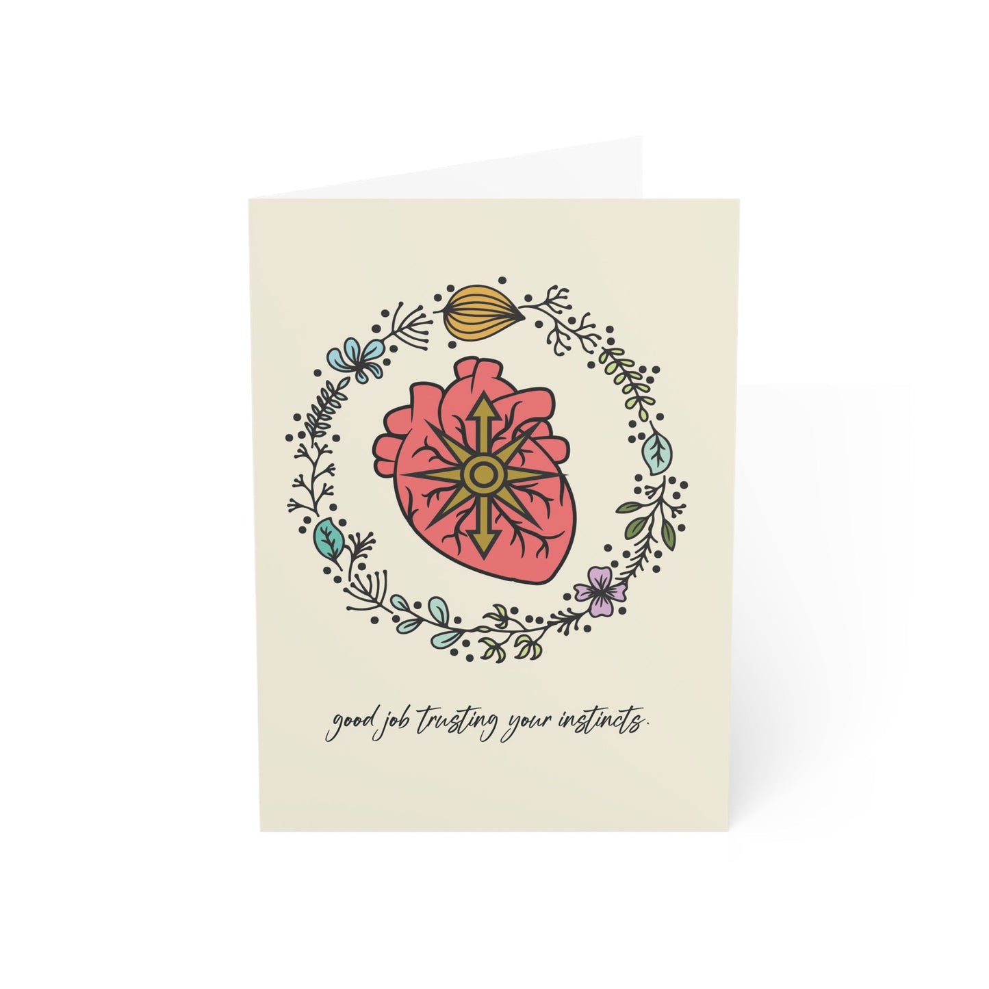 Divorce Greeting Card, Good Job Trusting Your Instincts - Someone Has to Say It