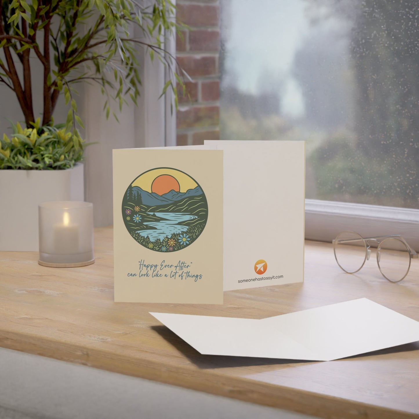Divorce Greeting Card, Happy Every After Can Look Like a Lot of Things - Someone Has to Say It