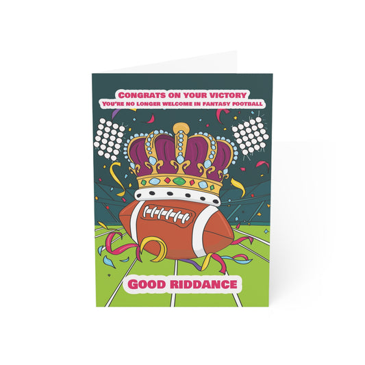 Physical Fantasy Football Greeting Card