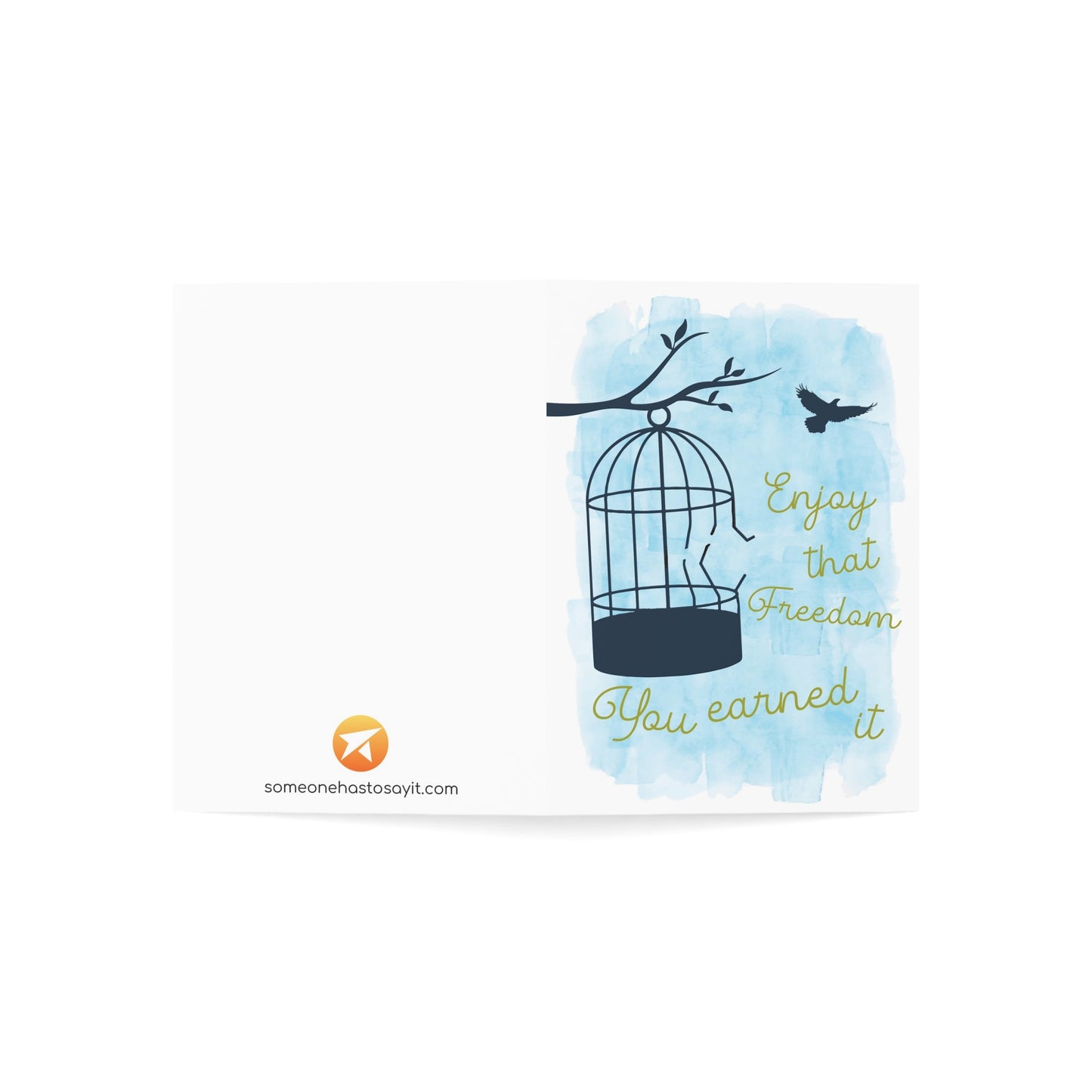 Divorce Greeting Card, Enjoy that Freedom