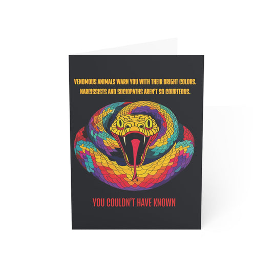 Divorce Greet Card, Narcissist/Sociopath - Someone Has to Say It