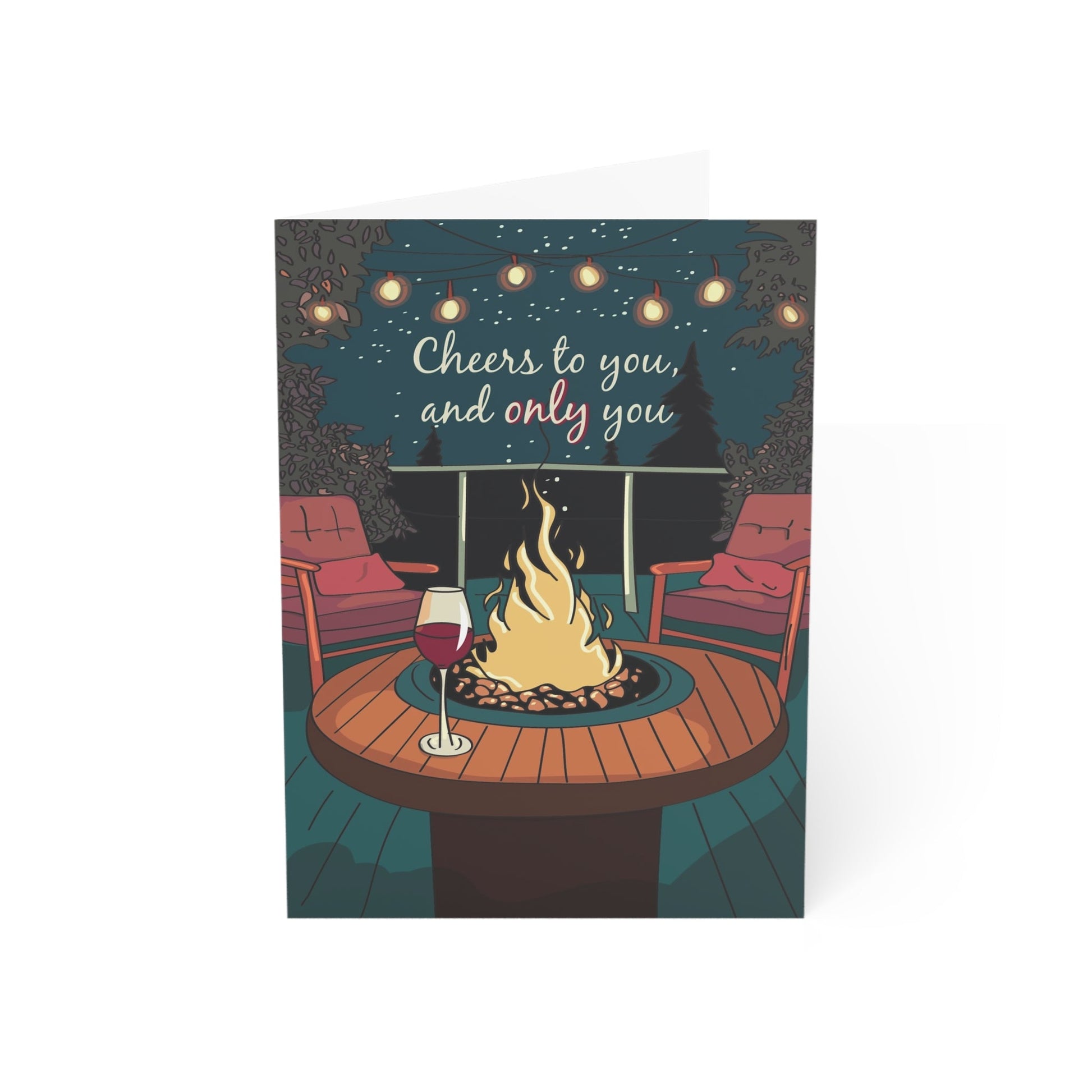 Divorce Greeting Card, Cheers to You (and Only You) - Someone Has to Say It