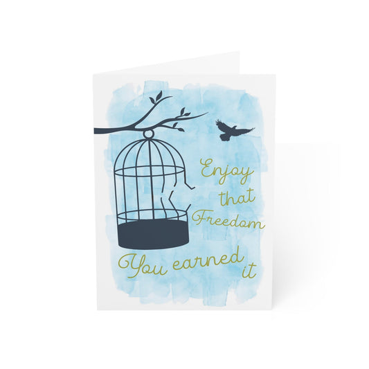 Divorce Greeting Card, Enjoy that Freedom - Someone Has to Say It