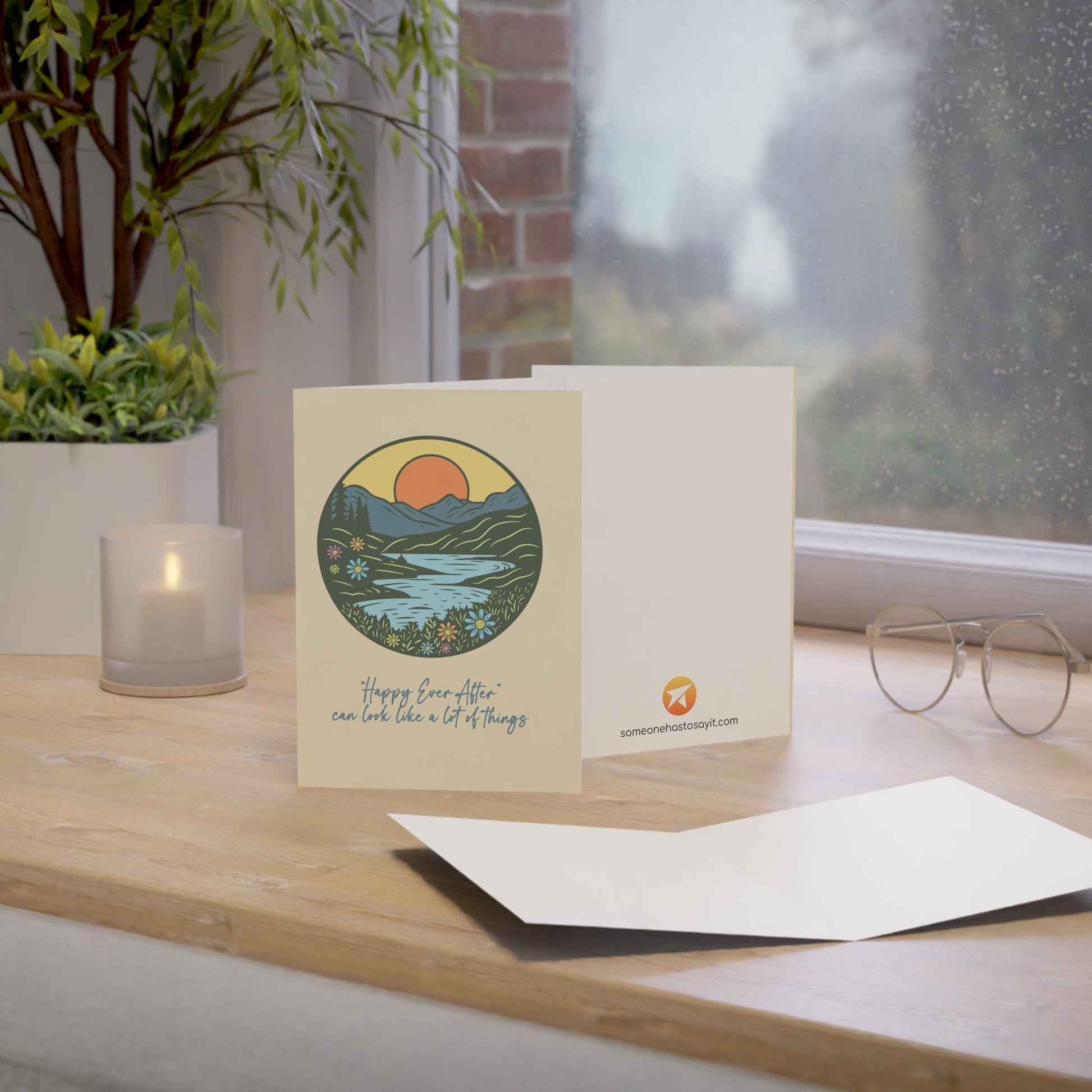 Divorce Greeting Card, Happy Every After Can Look Like a Lot of Things - Someone Has to Say It