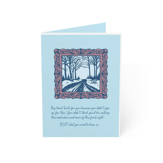 Divorce Greeting Card, My Heart both Hurts and Sings for You - Someone Has to Say It