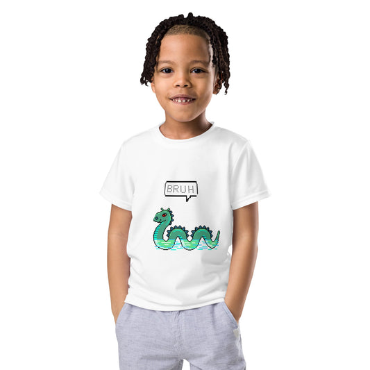 Kids crew neck t-shirt | Loch Ness Monster | Bruh | Nostalgic | Gamer - Someone Has to Say It