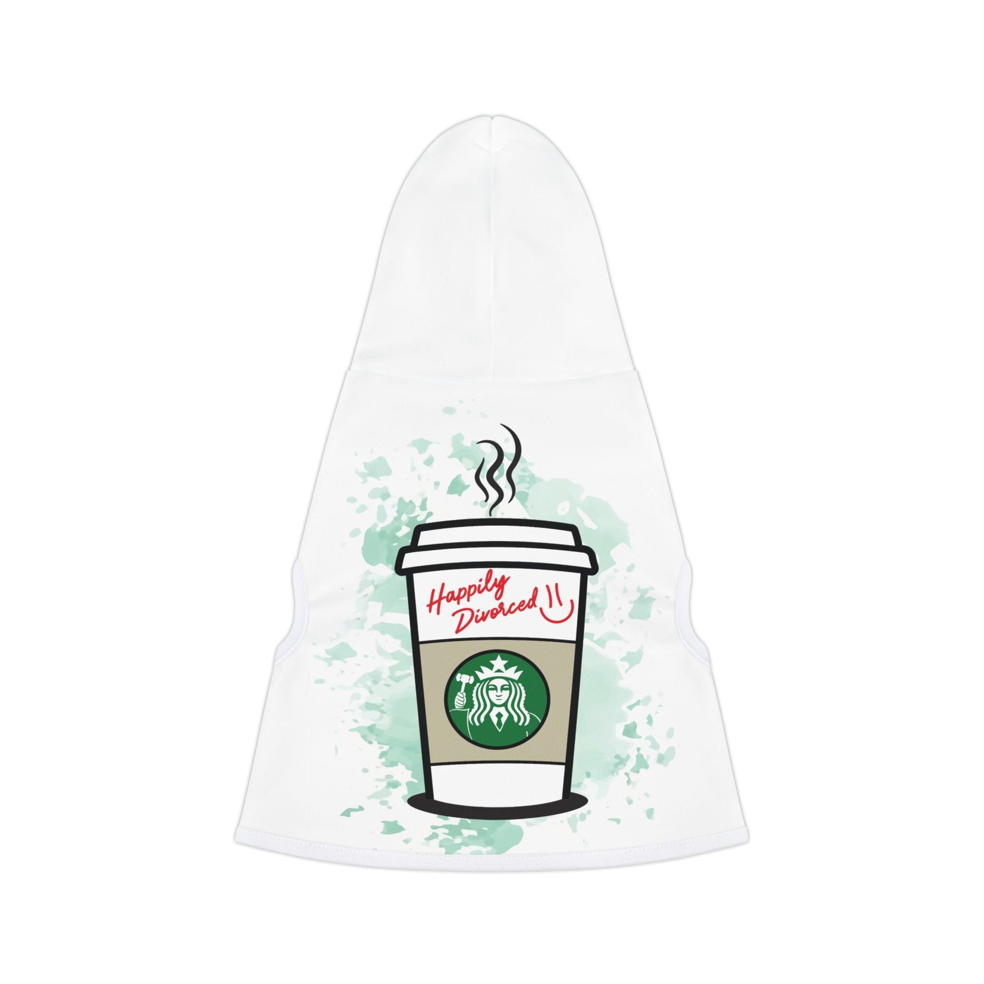 Pet Hoodie — 'Happily Dranked' Coffee Cup Graphic Dog & Cat Hoodie - Someone Has to Say It