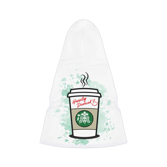 Pet Hoodie — 'Happily Dranked' Coffee Cup Graphic Dog & Cat Hoodie - Someone Has to Say It