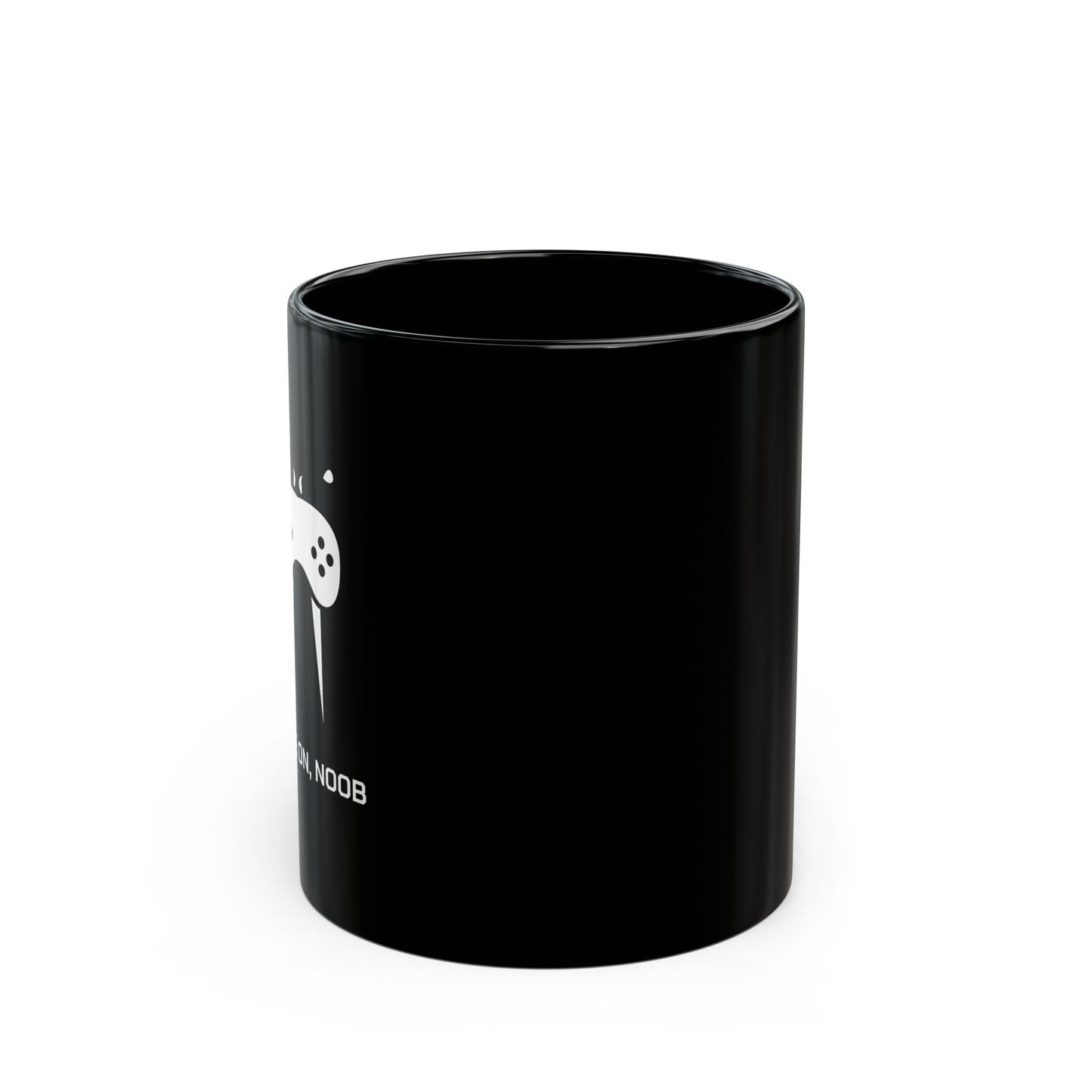 Walrus Gamer Mug – "Come On, Noob" Black Coffee Cup (11oz & 15oz) - Someone Has to Say It