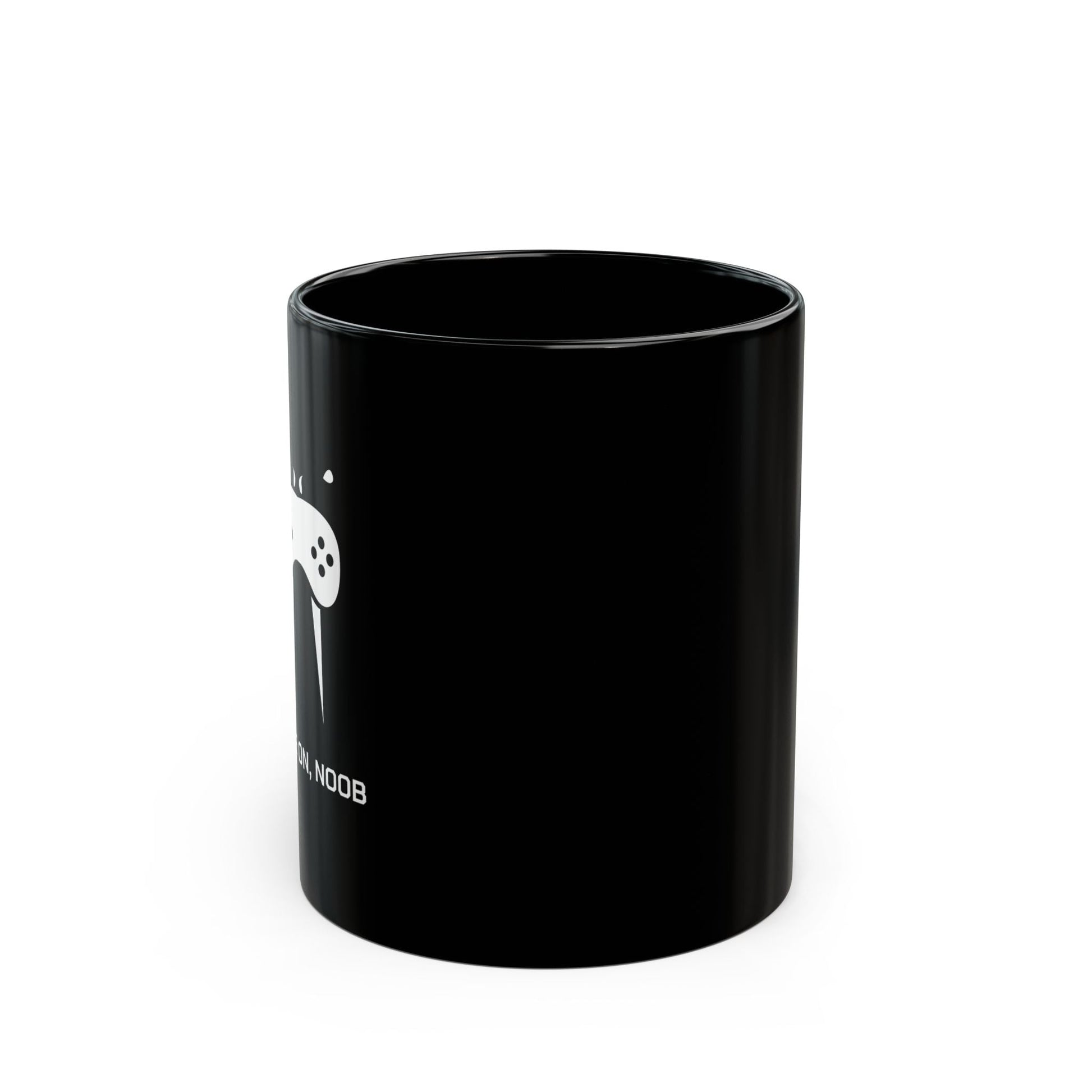 Walrus Gamer Mug – "Come On, Noob" Black Coffee Cup (11oz & 15oz) - Someone Has to Say It